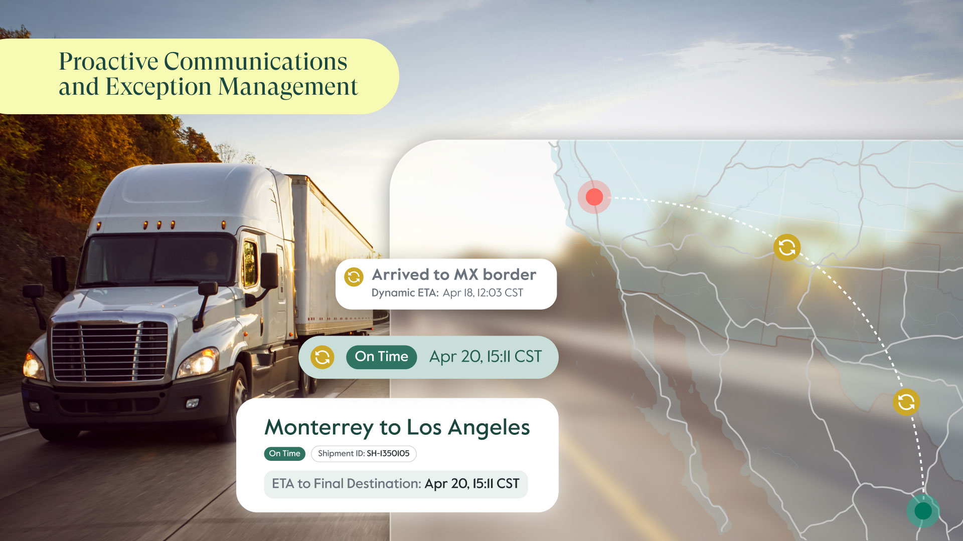 Enhanced accuracy with Dynamic ETAs