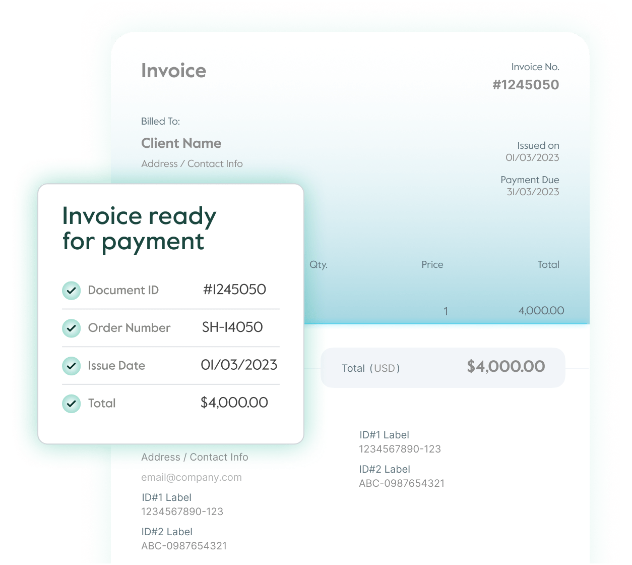POD & invoice reconciliation