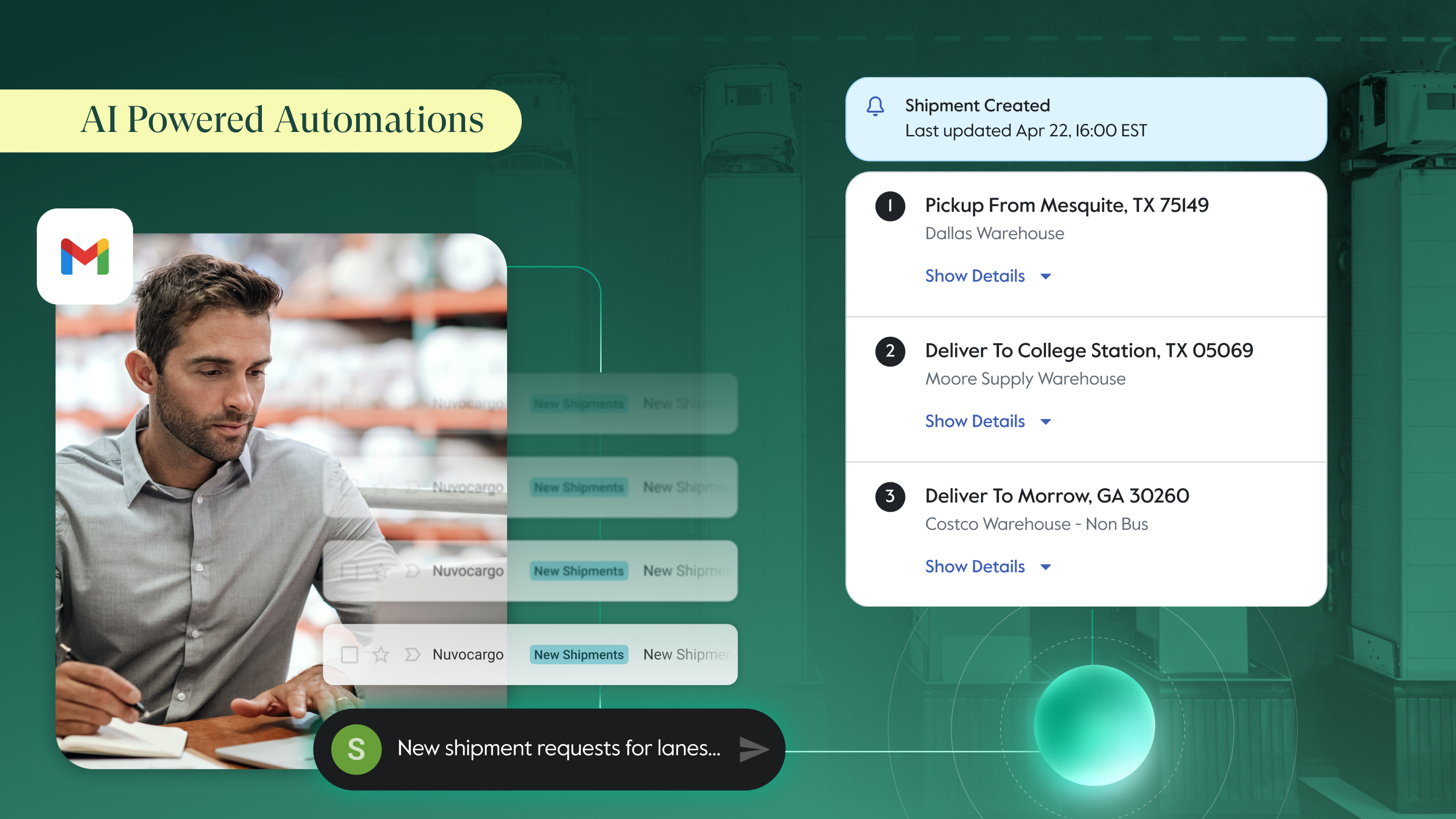 How AI-Powered Shipment Creation Automates 75% of Manual Work for Faster, More Reliable Freight Execution