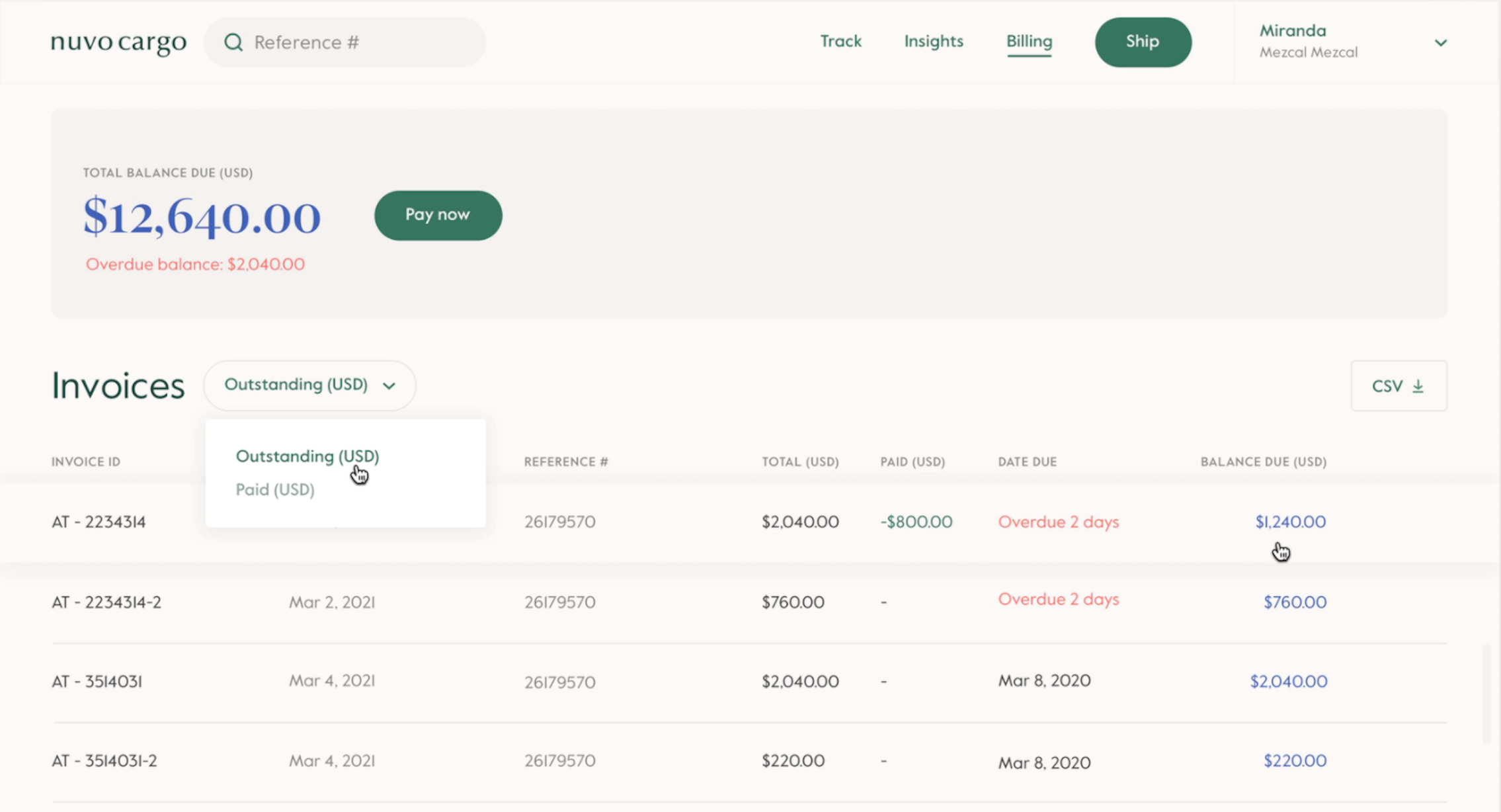 Nuvocargo Launches Simpler, More Transparent Billing